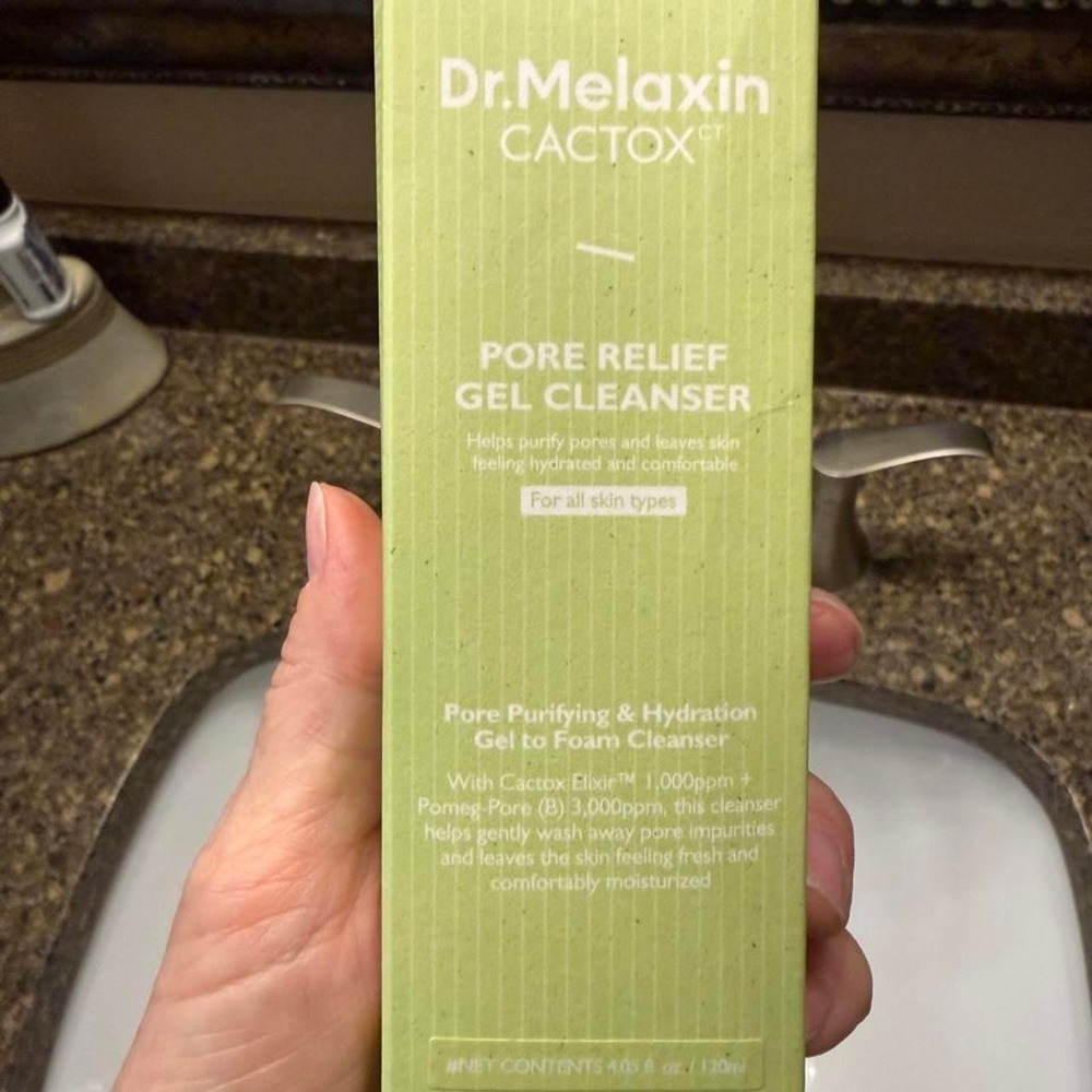Dr Melaxin Cactox Pore Relief Gel Cleanser 120ml Purifying Hydration Gel-to-Foam